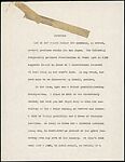 [71 Manuscript and Typescript Drafts and Notes, Carbons, and Page Proofs (in 41 Folders) Relating to "James Agee in 1936", Published as Introduction to 2nd Edition of Let Us Now Praise Famous Men], Walker Evans (American, St. Louis, Missouri 1903–1975 New Haven, Connecticut)
