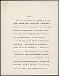 [71 Manuscript and Typescript Drafts and Notes, Carbons, and Page Proofs (in 41 Folders) Relating to "James Agee in 1936", Published as Introduction to 2nd Edition of Let Us Now Praise Famous Men], Walker Evans (American, St. Louis, Missouri 1903–1975 New Haven, Connecticut)