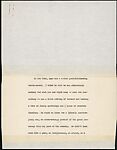 [71 Manuscript and Typescript Drafts and Notes, Carbons, and Page Proofs (in 41 Folders) Relating to "James Agee in 1936", Published as Introduction to 2nd Edition of Let Us Now Praise Famous Men], Walker Evans (American, St. Louis, Missouri 1903–1975 New Haven, Connecticut)