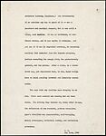 [71 Manuscript and Typescript Drafts and Notes, Carbons, and Page Proofs (in 41 Folders) Relating to "James Agee in 1936", Published as Introduction to 2nd Edition of Let Us Now Praise Famous Men], Walker Evans (American, St. Louis, Missouri 1903–1975 New Haven, Connecticut)