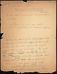 [71 Manuscript and Typescript Drafts and Notes, Carbons, and Page Proofs (in 41 Folders) Relating to "James Agee in 1936", Published as Introduction to 2nd Edition of Let Us Now Praise Famous Men], Walker Evans (American, St. Louis, Missouri 1903–1975 New Haven, Connecticut)