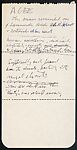 [71 Manuscript and Typescript Drafts and Notes, Carbons, and Page Proofs (in 41 Folders) Relating to "James Agee in 1936", Published as Introduction to 2nd Edition of Let Us Now Praise Famous Men], Walker Evans (American, St. Louis, Missouri 1903–1975 New Haven, Connecticut)