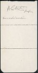 [71 Manuscript and Typescript Drafts and Notes, Carbons, and Page Proofs (in 41 Folders) Relating to "James Agee in 1936", Published as Introduction to 2nd Edition of Let Us Now Praise Famous Men], Walker Evans (American, St. Louis, Missouri 1903–1975 New Haven, Connecticut)