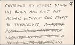 [71 Manuscript and Typescript Drafts and Notes, Carbons, and Page Proofs (in 41 Folders) Relating to "James Agee in 1936", Published as Introduction to 2nd Edition of Let Us Now Praise Famous Men], Walker Evans (American, St. Louis, Missouri 1903–1975 New Haven, Connecticut)