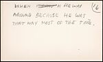 [71 Manuscript and Typescript Drafts and Notes, Carbons, and Page Proofs (in 41 Folders) Relating to "James Agee in 1936", Published as Introduction to 2nd Edition of Let Us Now Praise Famous Men], Walker Evans (American, St. Louis, Missouri 1903–1975 New Haven, Connecticut)