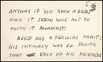 [71 Manuscript and Typescript Drafts and Notes, Carbons, and Page Proofs (in 41 Folders) Relating to "James Agee in 1936", Published as Introduction to 2nd Edition of Let Us Now Praise Famous Men], Walker Evans (American, St. Louis, Missouri 1903–1975 New Haven, Connecticut)