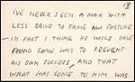 [71 Manuscript and Typescript Drafts and Notes, Carbons, and Page Proofs (in 41 Folders) Relating to "James Agee in 1936", Published as Introduction to 2nd Edition of Let Us Now Praise Famous Men], Walker Evans (American, St. Louis, Missouri 1903–1975 New Haven, Connecticut)