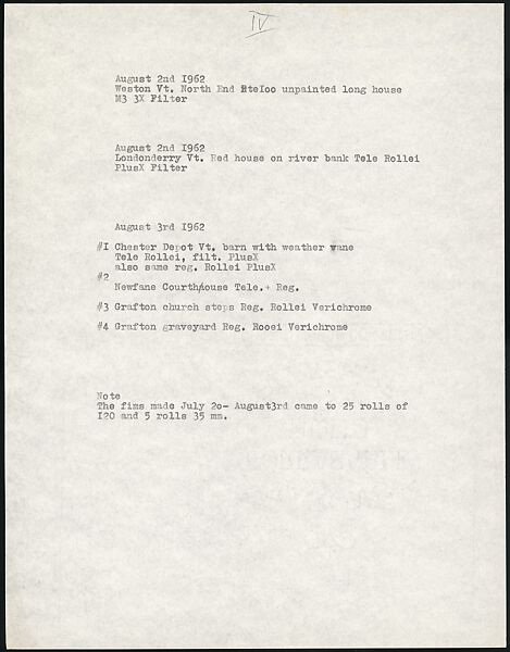 [73 Manuscripts, Typescripts, Carbons From the 1960s-70s: Van Vechten Portrait Session, Lyric Documentary Project, Yale Lecture Notes, Sale of Agee Manuscripts, MFA and Yale Exhibitions, Caroline Freud, and Personal Writing], Walker Evans (American, St. Louis, Missouri 1903–1975 New Haven, Connecticut), Pencil/ink on paper