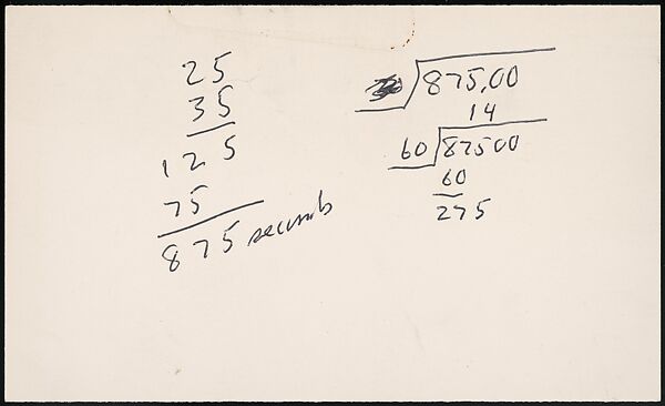 [73 Manuscripts, Typescripts, Carbons From the 1960s-70s: Van Vechten Portrait Session, Lyric Documentary Project, Yale Lecture Notes, Sale of Agee Manuscripts, MFA and Yale Exhibitions, Caroline Freud, and Personal Writing], Walker Evans (American, St. Louis, Missouri 1903–1975 New Haven, Connecticut), Pencil/ink on paper