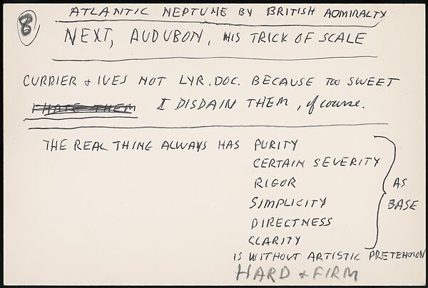 [73 Manuscripts, Typescripts, Carbons From the 1960s-70s: Van Vechten Portrait Session, Lyric Documentary Project, Yale Lecture Notes, Sale of Agee Manuscripts, MFA and Yale Exhibitions, Caroline Freud, and Personal Writing], Walker Evans (American, St. Louis, Missouri 1903–1975 New Haven, Connecticut), Pencil/ink on paper