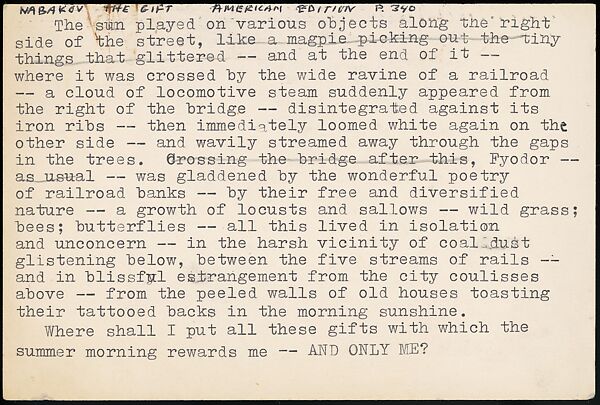[73 Manuscripts, Typescripts, Carbons From the 1960s-70s: Van Vechten Portrait Session, Lyric Documentary Project, Yale Lecture Notes, Sale of Agee Manuscripts, MFA and Yale Exhibitions, Caroline Freud, and Personal Writing], Walker Evans (American, St. Louis, Missouri 1903–1975 New Haven, Connecticut), Pencil/ink on paper