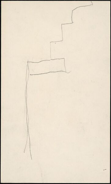 [73 Manuscripts, Typescripts, Carbons From the 1960s-70s: Van Vechten Portrait Session, Lyric Documentary Project, Yale Lecture Notes, Sale of Agee Manuscripts, MFA and Yale Exhibitions, Caroline Freud, and Personal Writing], Walker Evans (American, St. Louis, Missouri 1903–1975 New Haven, Connecticut), Pencil/ink on paper