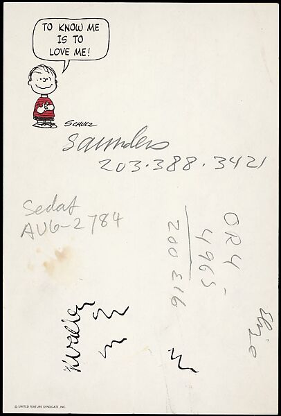 [73 Manuscripts, Typescripts, Carbons From the 1960s-70s: Van Vechten Portrait Session, Lyric Documentary Project, Yale Lecture Notes, Sale of Agee Manuscripts, MFA and Yale Exhibitions, Caroline Freud, and Personal Writing], Walker Evans (American, St. Louis, Missouri 1903–1975 New Haven, Connecticut), Pencil/ink on paper