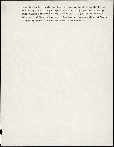 [73 Manuscripts, Typescripts, Carbons From the 1960s-70s: Van Vechten Portrait Session, Lyric Documentary Project, Yale Lecture Notes, Sale of Agee Manuscripts, MFA and Yale Exhibitions, Caroline Freud, and Personal Writing], Walker Evans (American, St. Louis, Missouri 1903–1975 New Haven, Connecticut), Pencil/ink on paper