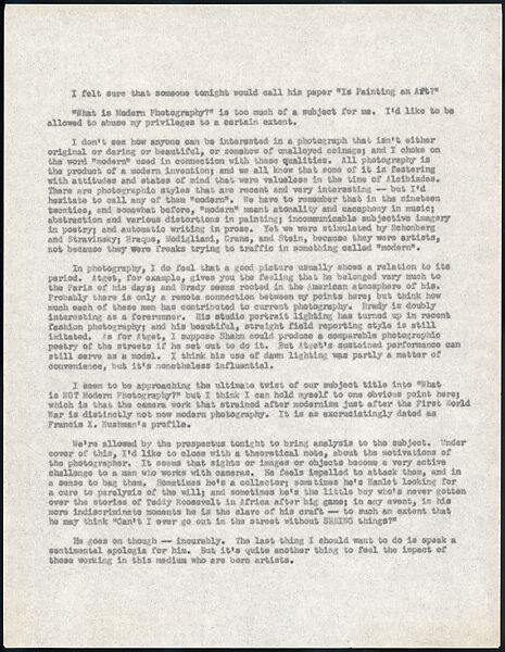 [73 Manuscripts, Typescripts, Carbons From the 1960s-70s: Van Vechten Portrait Session, Lyric Documentary Project, Yale Lecture Notes, Sale of Agee Manuscripts, MFA and Yale Exhibitions, Caroline Freud, and Personal Writing], Walker Evans (American, St. Louis, Missouri 1903–1975 New Haven, Connecticut), Pencil/ink on paper