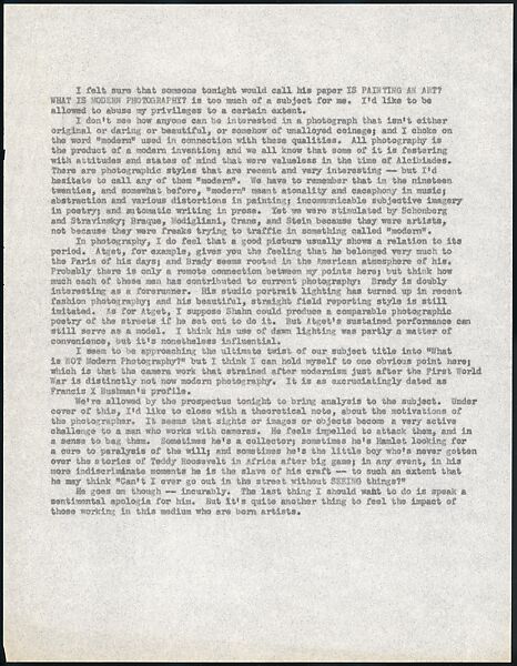 [73 Manuscripts, Typescripts, Carbons From the 1960s-70s: Van Vechten Portrait Session, Lyric Documentary Project, Yale Lecture Notes, Sale of Agee Manuscripts, MFA and Yale Exhibitions, Caroline Freud, and Personal Writing], Walker Evans (American, St. Louis, Missouri 1903–1975 New Haven, Connecticut), Pencil/ink on paper