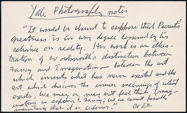 [73 Manuscripts, Typescripts, Carbons From the 1960s-70s: Van Vechten Portrait Session, Lyric Documentary Project, Yale Lecture Notes, Sale of Agee Manuscripts, MFA and Yale Exhibitions, Caroline Freud, and Personal Writing], Walker Evans (American, St. Louis, Missouri 1903–1975 New Haven, Connecticut), Pencil/ink on paper