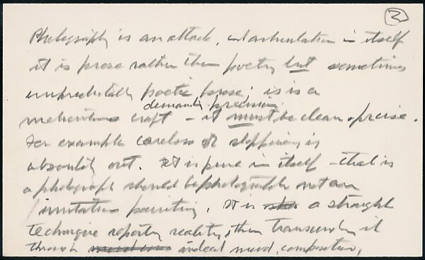 [73 Manuscripts, Typescripts, Carbons From the 1960s-70s: Van Vechten Portrait Session, Lyric Documentary Project, Yale Lecture Notes, Sale of Agee Manuscripts, MFA and Yale Exhibitions, Caroline Freud, and Personal Writing], Walker Evans (American, St. Louis, Missouri 1903–1975 New Haven, Connecticut), Pencil/ink on paper