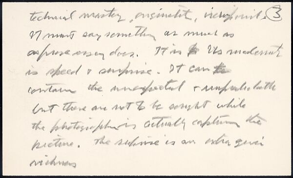[73 Manuscripts, Typescripts, Carbons From the 1960s-70s: Van Vechten Portrait Session, Lyric Documentary Project, Yale Lecture Notes, Sale of Agee Manuscripts, MFA and Yale Exhibitions, Caroline Freud, and Personal Writing], Walker Evans (American, St. Louis, Missouri 1903–1975 New Haven, Connecticut), Pencil/ink on paper