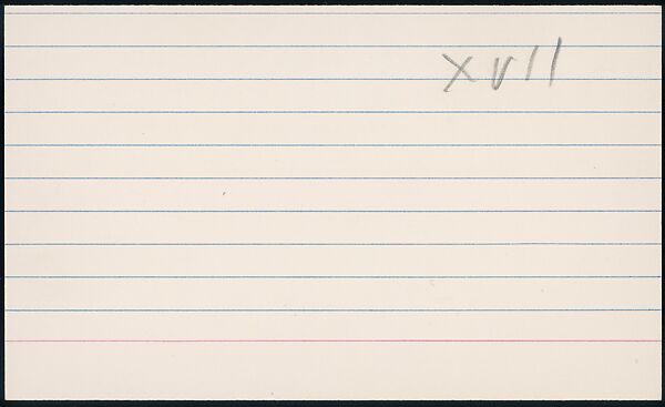 [73 Manuscripts, Typescripts, Carbons From the 1960s-70s: Van Vechten Portrait Session, Lyric Documentary Project, Yale Lecture Notes, Sale of Agee Manuscripts, MFA and Yale Exhibitions, Caroline Freud, and Personal Writing], Walker Evans (American, St. Louis, Missouri 1903–1975 New Haven, Connecticut), Pencil/ink on paper