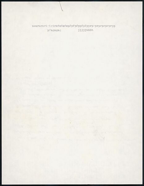 [73 Manuscripts, Typescripts, Carbons From the 1960s-70s: Van Vechten Portrait Session, Lyric Documentary Project, Yale Lecture Notes, Sale of Agee Manuscripts, MFA and Yale Exhibitions, Caroline Freud, and Personal Writing], Walker Evans (American, St. Louis, Missouri 1903–1975 New Haven, Connecticut), Pencil/ink on paper