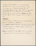 [55 Undated Manuscript Drafts, Notes, and Fragments on Various Subjects, Including Stieglitz, Newsreels, Peggy McCausland, and Miscellany], Walker Evans (American, St. Louis, Missouri 1903–1975 New Haven, Connecticut), Pencil/ink on paper