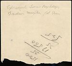 [55 Undated Manuscript Drafts, Notes, and Fragments on Various Subjects, Including Stieglitz, Newsreels, Peggy McCausland, and Miscellany], Walker Evans (American, St. Louis, Missouri 1903–1975 New Haven, Connecticut), Pencil/ink on paper