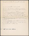 [55 Undated Manuscript Drafts, Notes, and Fragments on Various Subjects, Including Stieglitz, Newsreels, Peggy McCausland, and Miscellany], Walker Evans (American, St. Louis, Missouri 1903–1975 New Haven, Connecticut), Pencil/ink on paper