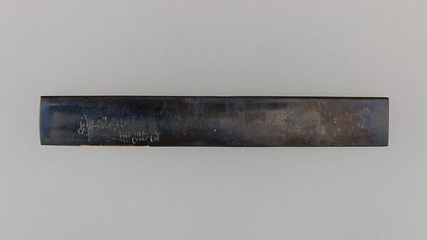 Knife Handle (Kozuka), Copper-silver alloy (shibuichi), copper-gold alloy (shakudō), gold, silver, Japanese