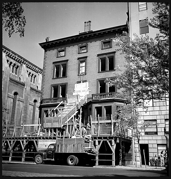 [12 Views of a New York City Building, Commissioned by Fortune Magazine for "The Wreckers", Published May 1951], Walker Evans (American, St. Louis, Missouri 1903–1975 New Haven, Connecticut), Film negative