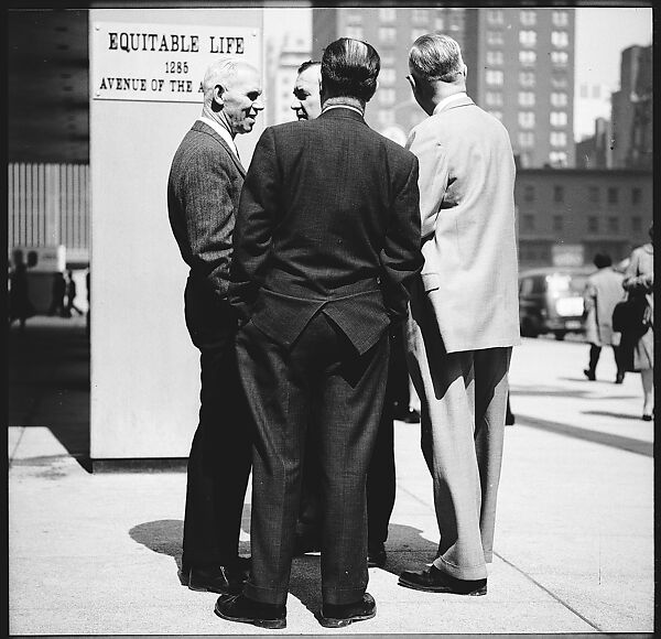 [36 Studies of Men's Fashion on New York City Streets, Made for Unpublished Fortune Portfolio "The Clothes"], Walker Evans (American, St. Louis, Missouri 1903–1975 New Haven, Connecticut), Film negative