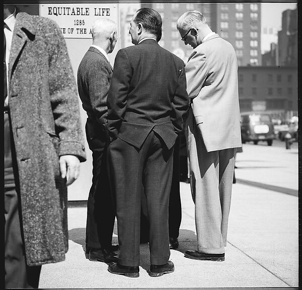 [36 Studies of Men's Fashion on New York City Streets, Made for Unpublished Fortune Portfolio "The Clothes"], Walker Evans (American, St. Louis, Missouri 1903–1975 New Haven, Connecticut), Film negative