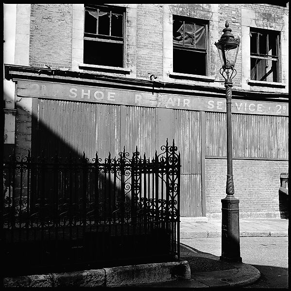 [34 Views and Studies of London Architecture and Street Furniture, Commissioned by Architectural Forum Magazine for "The London Look", Published April 1958], Walker Evans (American, St. Louis, Missouri 1903–1975 New Haven, Connecticut), Film negative