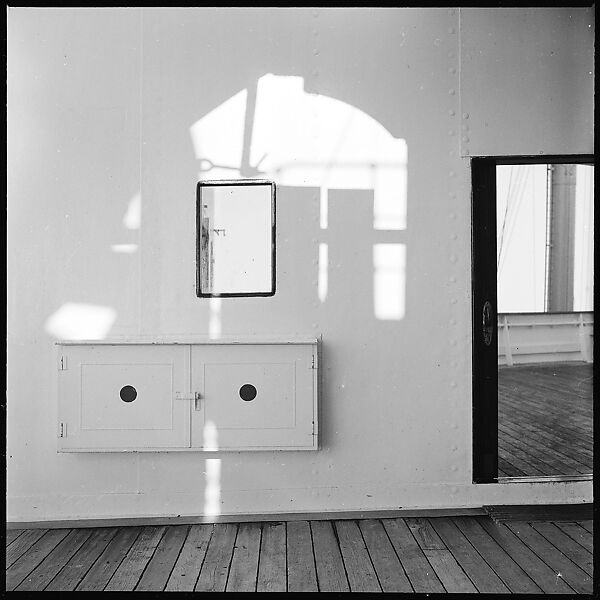 [54 Studies of La Liberte Ocean Liner Architecture Related to Architectural Forum Portfolio "Ship Shapes and Shadows", Published October 1958], Walker Evans (American, St. Louis, Missouri 1903–1975 New Haven, Connecticut), Film negative