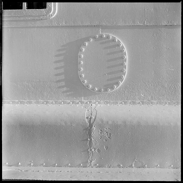 [54 Studies of La Liberte Ocean Liner Architecture Related to Architectural Forum Portfolio "Ship Shapes and Shadows", Published October 1958], Walker Evans (American, St. Louis, Missouri 1903–1975 New Haven, Connecticut), Film negative