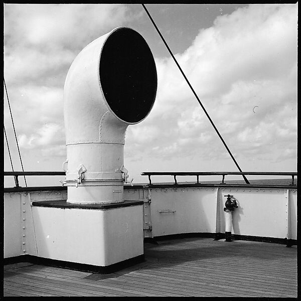 [54 Studies of La Liberte Ocean Liner Architecture Related to Architectural Forum Portfolio "Ship Shapes and Shadows", Published October 1958], Walker Evans (American, St. Louis, Missouri 1903–1975 New Haven, Connecticut), Film negative
