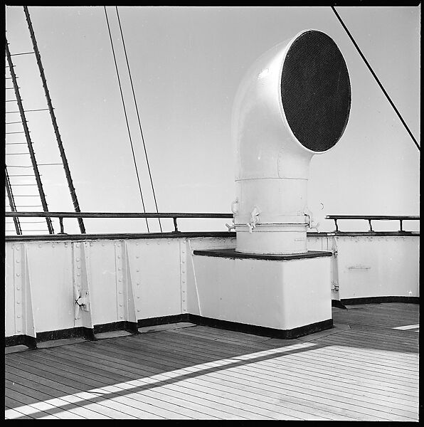 [54 Studies of La Liberte Ocean Liner Architecture Related to Architectural Forum Portfolio "Ship Shapes and Shadows", Published October 1958], Walker Evans (American, St. Louis, Missouri 1903–1975 New Haven, Connecticut), Film negative