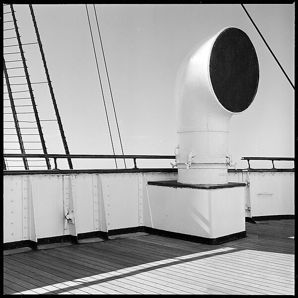 [54 Studies of La Liberte Ocean Liner Architecture Related to Architectural Forum Portfolio "Ship Shapes and Shadows", Published October 1958], Walker Evans (American, St. Louis, Missouri 1903–1975 New Haven, Connecticut), Film negative