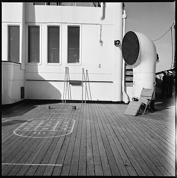 [54 Studies of La Liberte Ocean Liner Architecture Related to Architectural Forum Portfolio "Ship Shapes and Shadows", Published October 1958], Walker Evans (American, St. Louis, Missouri 1903–1975 New Haven, Connecticut), Film negative