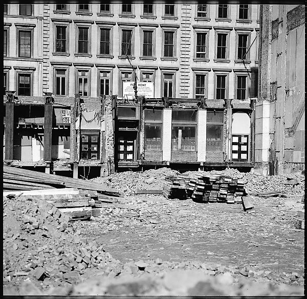 [88 Views of 19th Century Cast-Iron Warehouses in Downtown Manhattan, New York City, Commissioned by Architectural Forum Magazine for "The American Warehouse", Published April 1962], Walker Evans (American, St. Louis, Missouri 1903–1975 New Haven, Connecticut), Film negative