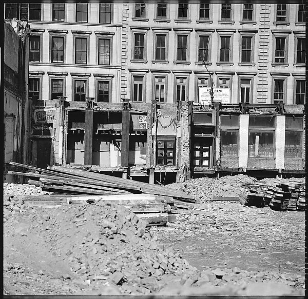 [88 Views of 19th Century Cast-Iron Warehouses in Downtown Manhattan, New York City, Commissioned by Architectural Forum Magazine for "The American Warehouse", Published April 1962], Walker Evans (American, St. Louis, Missouri 1903–1975 New Haven, Connecticut), Film negative
