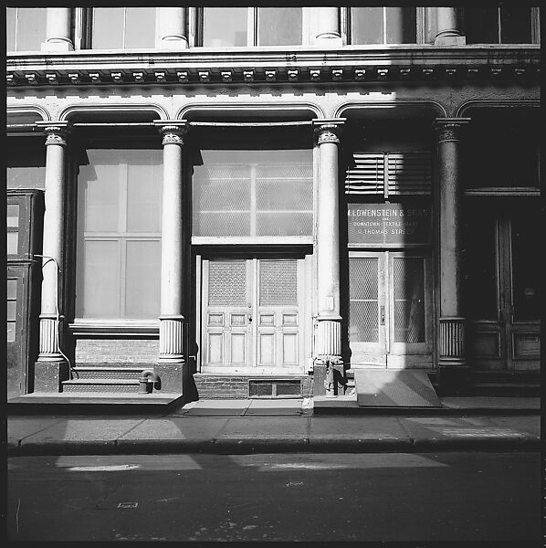 [88 Views of 19th Century Cast-Iron Warehouses in Downtown Manhattan, New York City, Commissioned by Architectural Forum Magazine for "The American Warehouse", Published April 1962], Walker Evans (American, St. Louis, Missouri 1903–1975 New Haven, Connecticut), Film negative