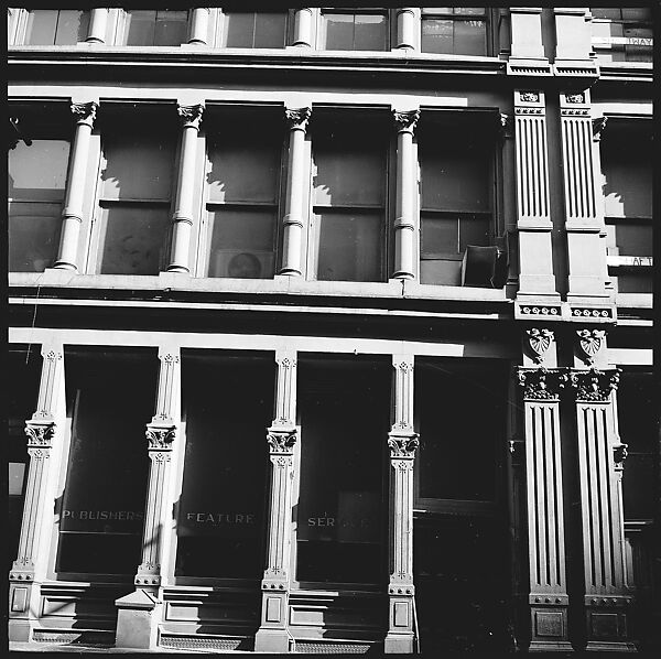 [88 Views of 19th Century Cast-Iron Warehouses in Downtown Manhattan, New York City, Commissioned by Architectural Forum Magazine for "The American Warehouse", Published April 1962], Walker Evans (American, St. Louis, Missouri 1903–1975 New Haven, Connecticut), Film negative