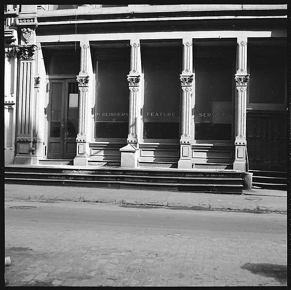 [88 Views of 19th Century Cast-Iron Warehouses in Downtown Manhattan, New York City, Commissioned by Architectural Forum Magazine for "The American Warehouse", Published April 1962], Walker Evans (American, St. Louis, Missouri 1903–1975 New Haven, Connecticut), Film negative