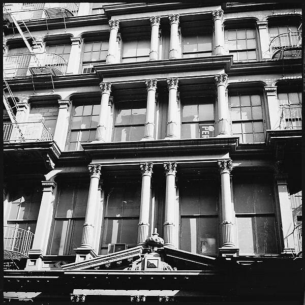 [88 Views of 19th Century Cast-Iron Warehouses in Downtown Manhattan, New York City, Commissioned by Architectural Forum Magazine for "The American Warehouse", Published April 1962], Walker Evans (American, St. Louis, Missouri 1903–1975 New Haven, Connecticut), Film negative