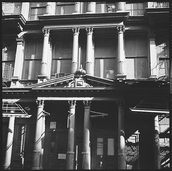 [88 Views of 19th Century Cast-Iron Warehouses in Downtown Manhattan, New York City, Commissioned by Architectural Forum Magazine for "The American Warehouse", Published April 1962], Walker Evans (American, St. Louis, Missouri 1903–1975 New Haven, Connecticut), Film negative