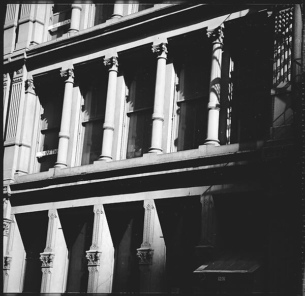 [88 Views of 19th Century Cast-Iron Warehouses in Downtown Manhattan, New York City, Commissioned by Architectural Forum Magazine for "The American Warehouse", Published April 1962], Walker Evans (American, St. Louis, Missouri 1903–1975 New Haven, Connecticut), Film negative