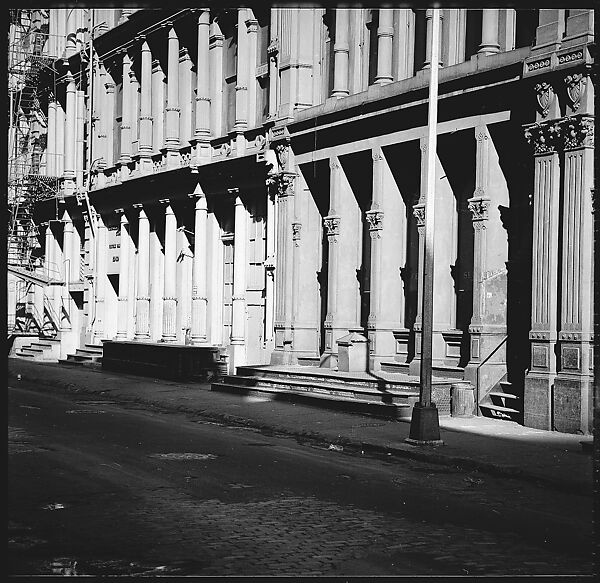 [88 Views of 19th Century Cast-Iron Warehouses in Downtown Manhattan, New York City, Commissioned by Architectural Forum Magazine for "The American Warehouse", Published April 1962], Walker Evans (American, St. Louis, Missouri 1903–1975 New Haven, Connecticut), Film negative