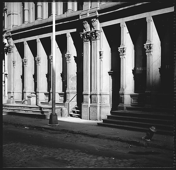 [88 Views of 19th Century Cast-Iron Warehouses in Downtown Manhattan, New York City, Commissioned by Architectural Forum Magazine for "The American Warehouse", Published April 1962], Walker Evans (American, St. Louis, Missouri 1903–1975 New Haven, Connecticut), Film negative