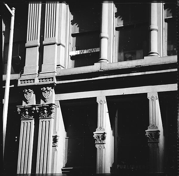 [88 Views of 19th Century Cast-Iron Warehouses in Downtown Manhattan, New York City, Commissioned by Architectural Forum Magazine for "The American Warehouse", Published April 1962], Walker Evans (American, St. Louis, Missouri 1903–1975 New Haven, Connecticut), Film negative